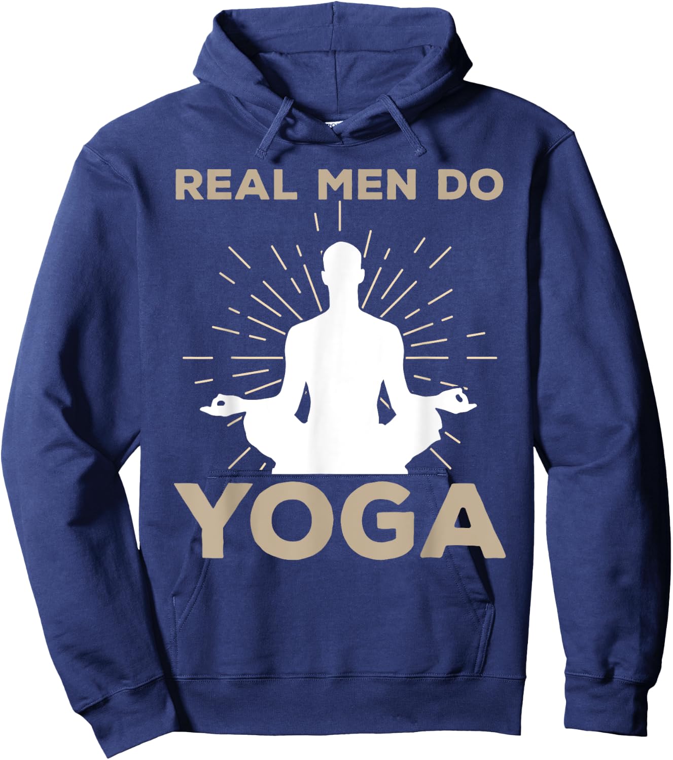 Funny Yoga Design Boys Yoga Pose Meditation Lovers Hoodie - Hoodie | Navy