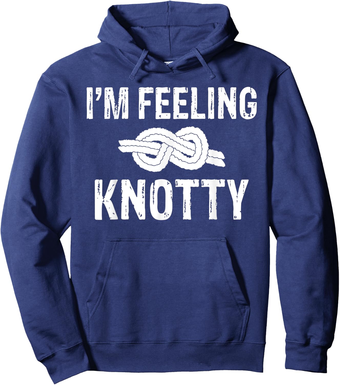 Im feeling Knotty Tree Rock Climber Hoodie - Hoodie | Navy