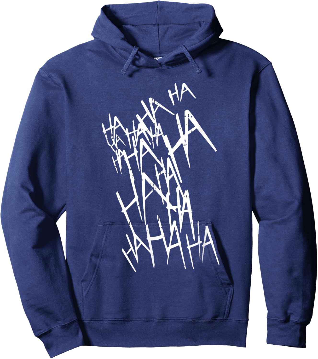 Hahaha Halloween Costume Funny Men Women Kids Hoodie - Hoodie | Navy