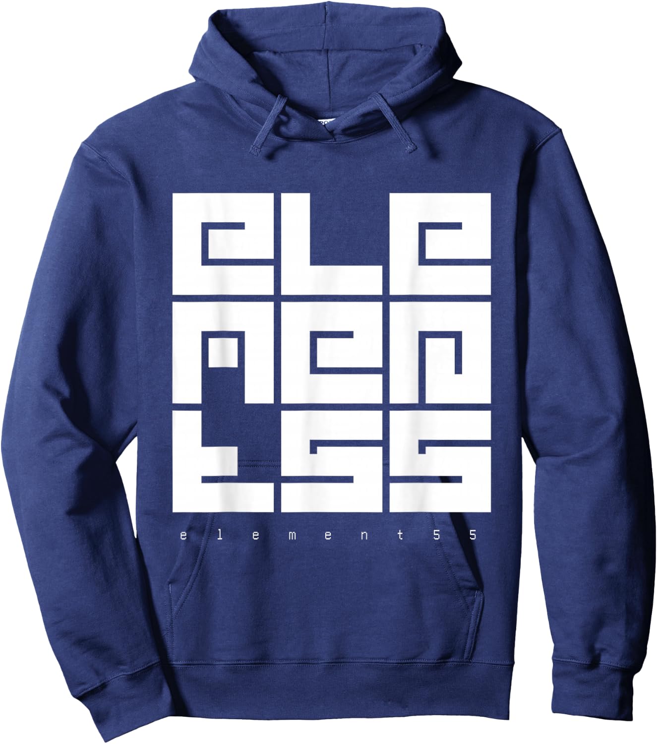 AMZN Element55 Block Logo Hoodie - Hoodie | Navy