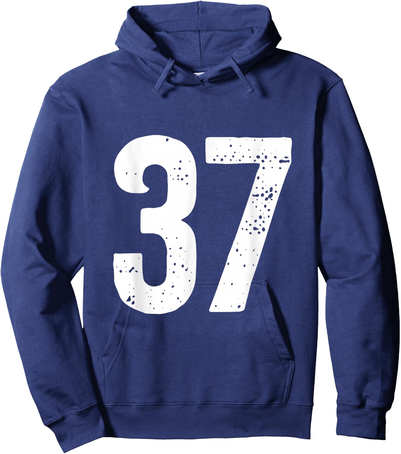 Number 37 Hoodie - Hoodie | Navy