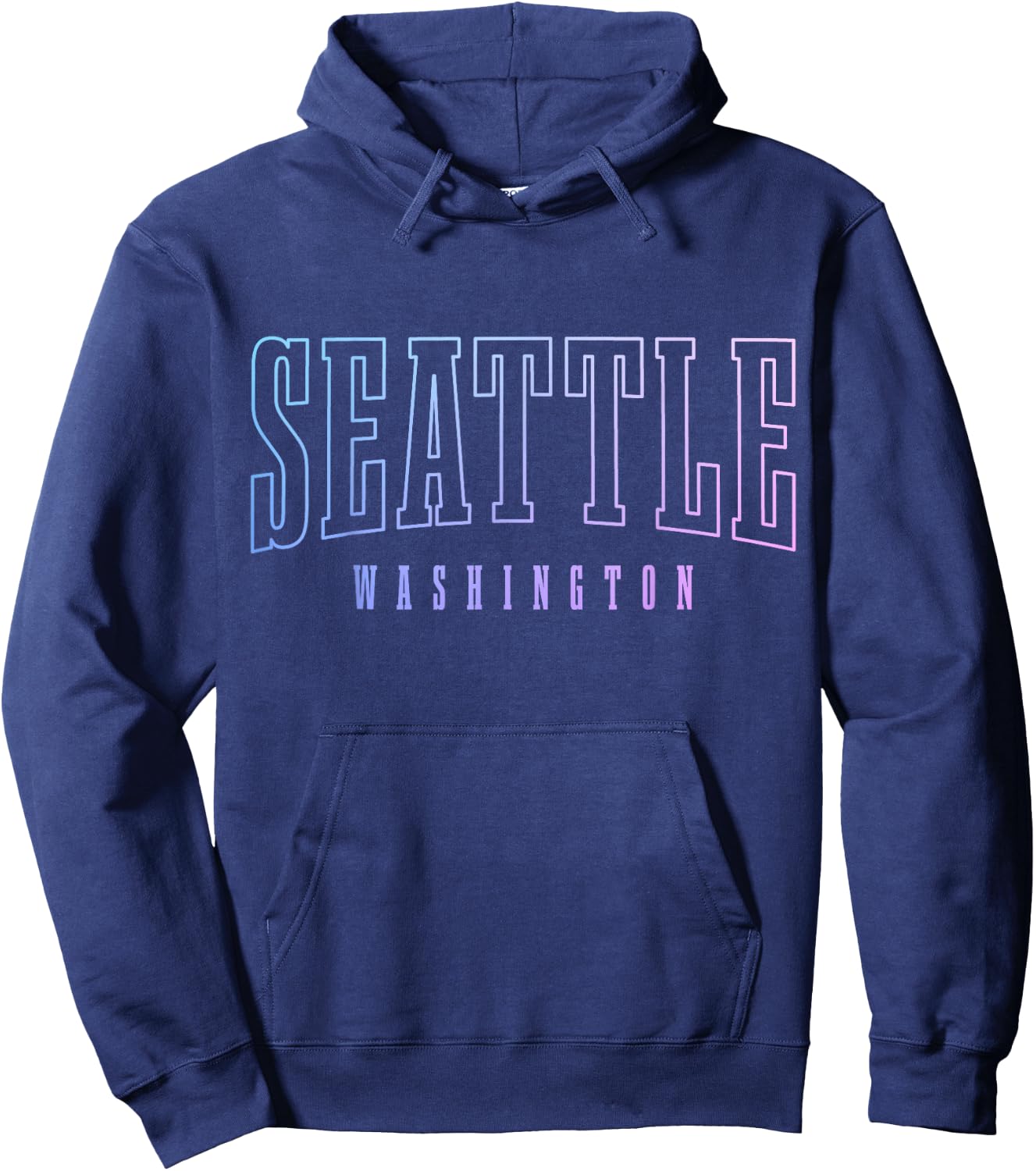 Seattle, Washington Hoodie - Hoodie | Navy