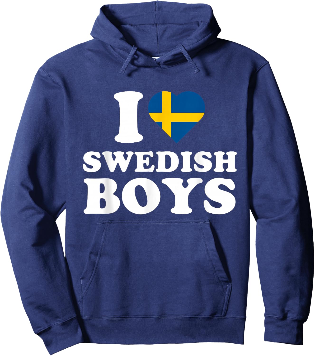 I Love Swedish Boys Hoodie - Hoodie | Navy