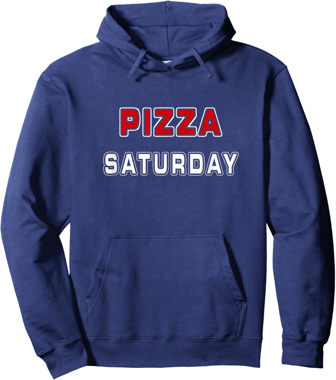 Pizza Saturday Funny Every Day Employee Delivery Pizza Lover Hoodie - Hoodie | Navy