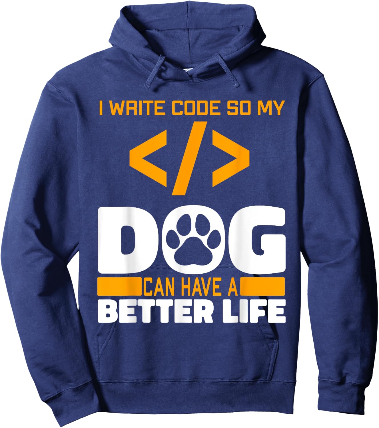 Programmer Dog Software Engineer - Coding Programming Coder Men Women Hoodie - Hoodie | Navy