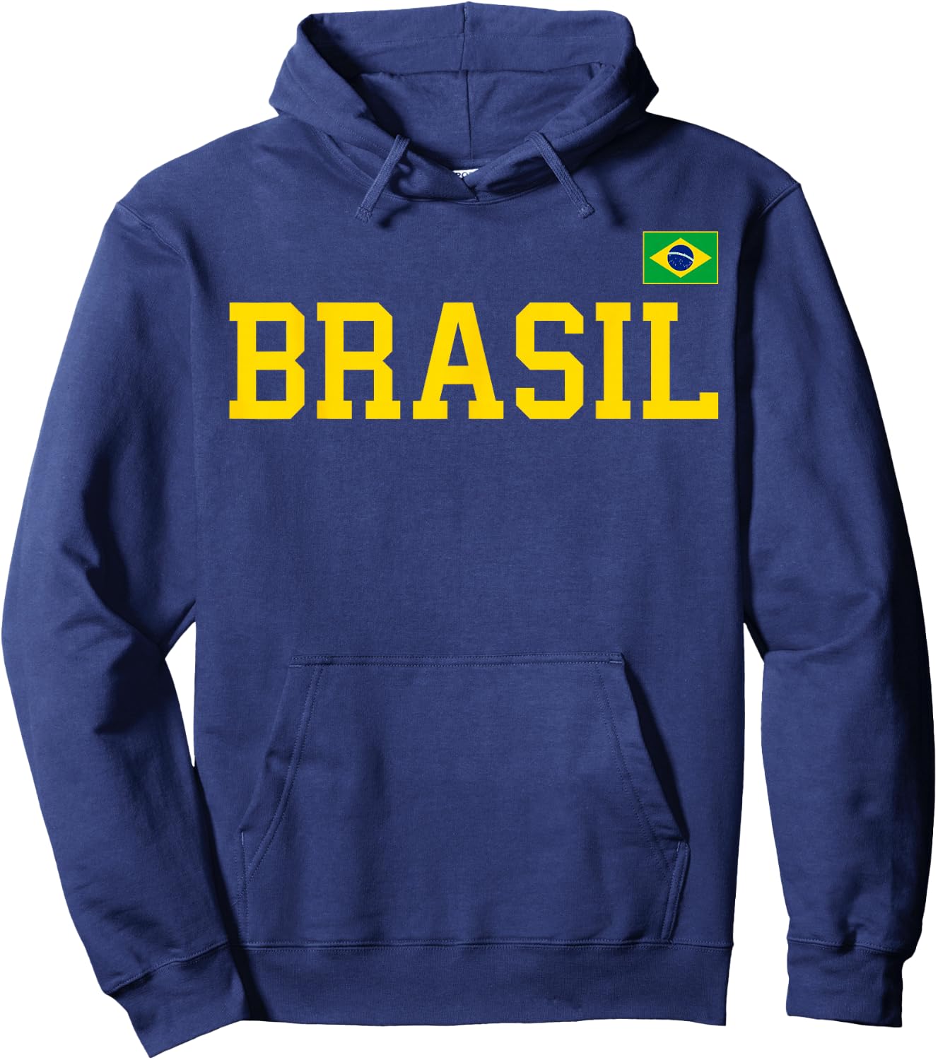 Brazil T Shirt Women Men Kids Brasil Gift Brazilian Flag Hoodie - Hoodie | Navy