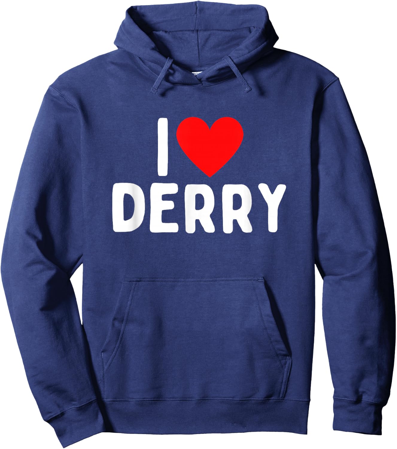 I Love Derry Hoodie - Hoodie | Navy