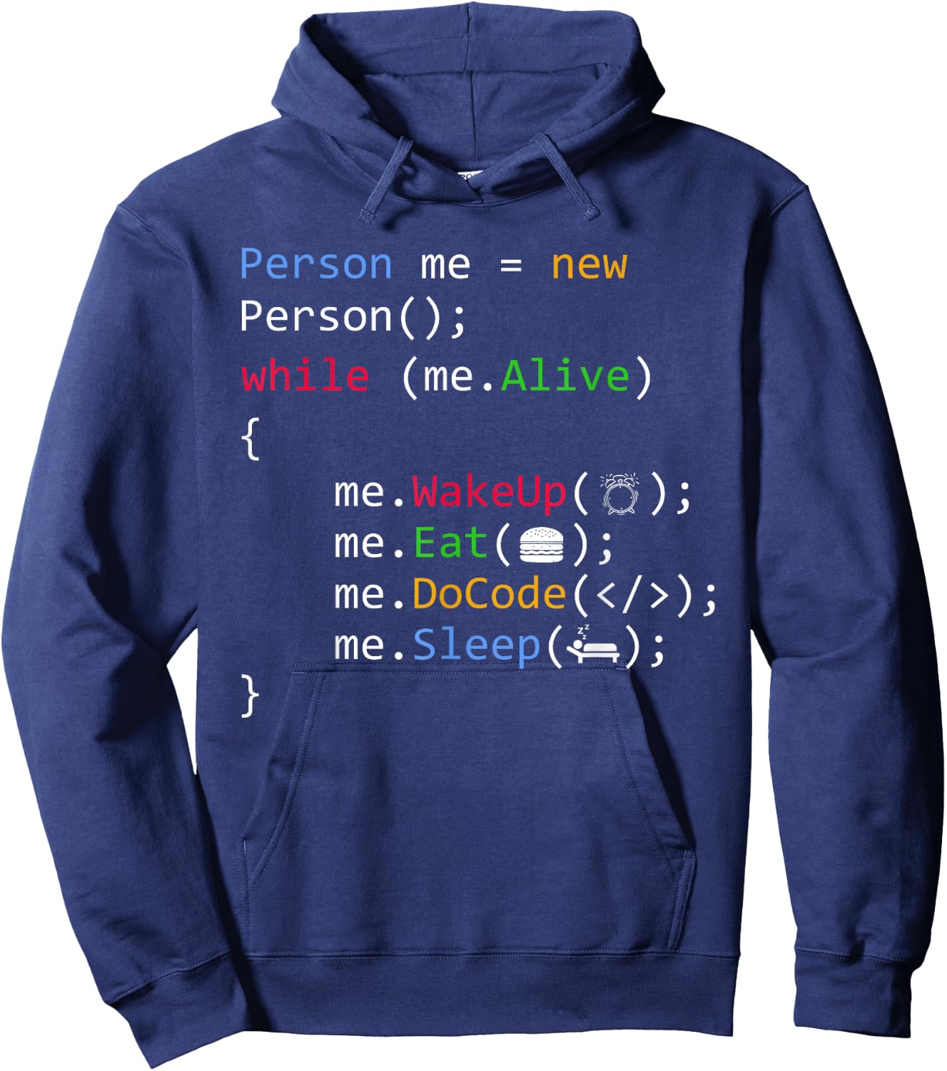 Web Development Services Coder Programmer Developer Hoodie - Hoodie | Navy