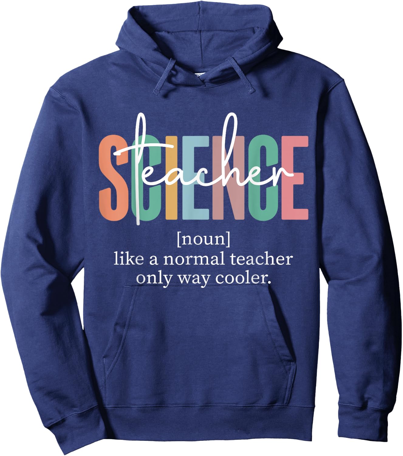 Funny Science Teacher Definition & Men Hoodie - Hoodie | Navy