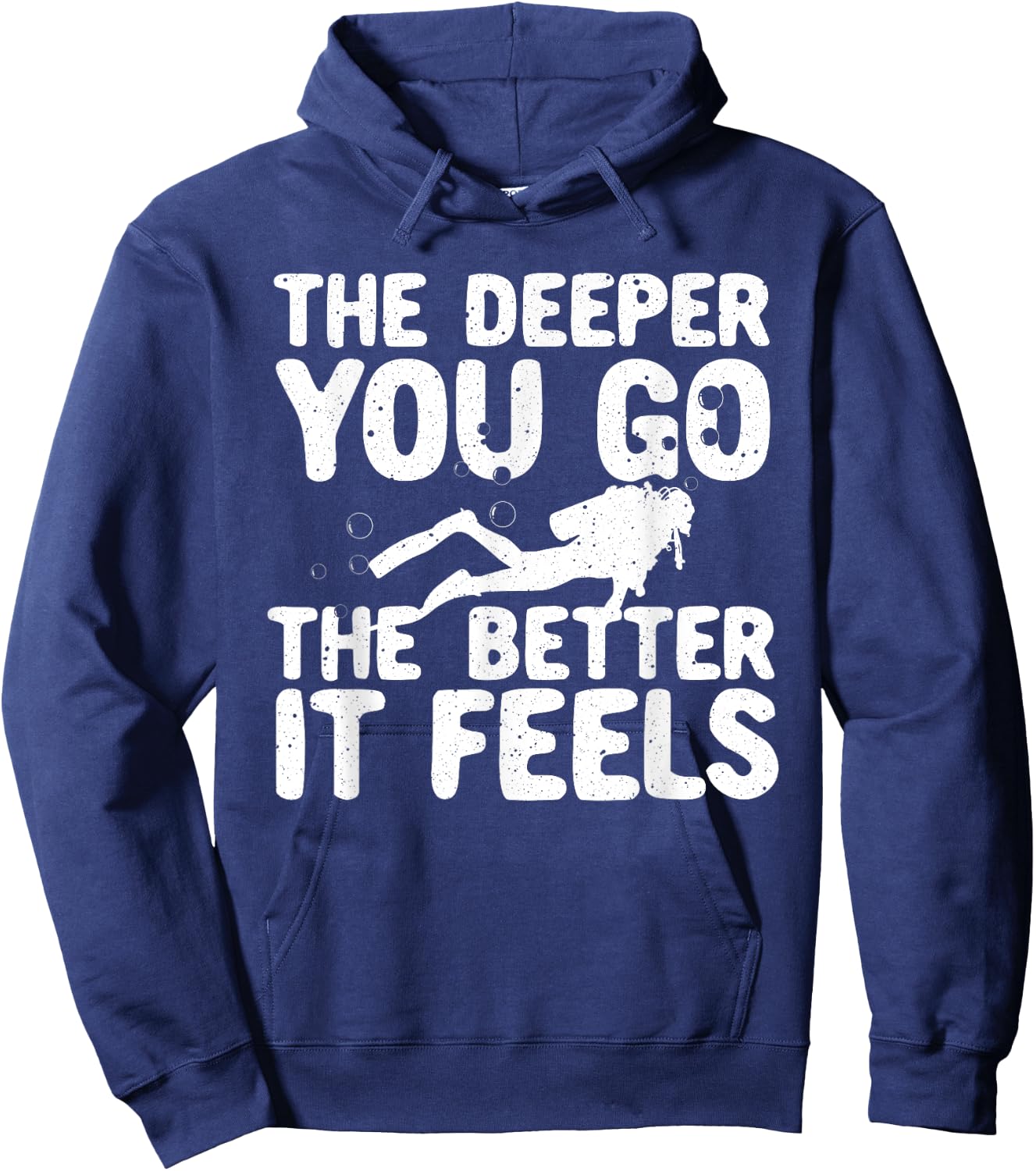 Funny Scuba Diving Themed Design Women Scuba Dive Hoodie - Hoodie | Navy