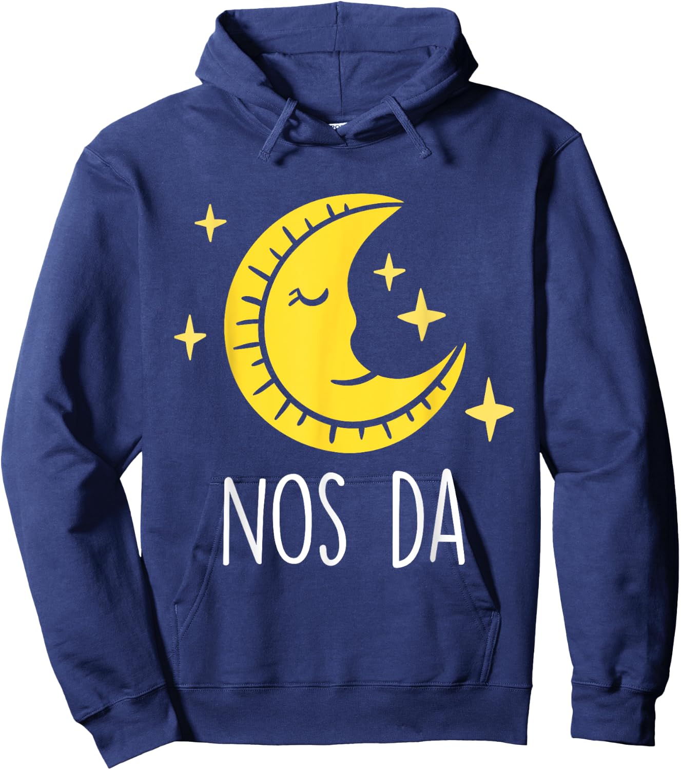Welsh Pyjama Bed Time Nos Da Good Night Wales Hoodie - Hoodie | Navy