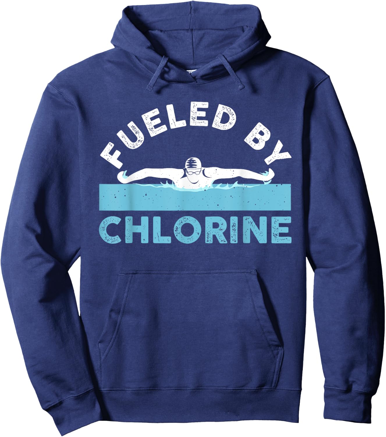 Funny Swimming Designs Women Water Sports Lovers Hoodie - Hoodie | Navy
