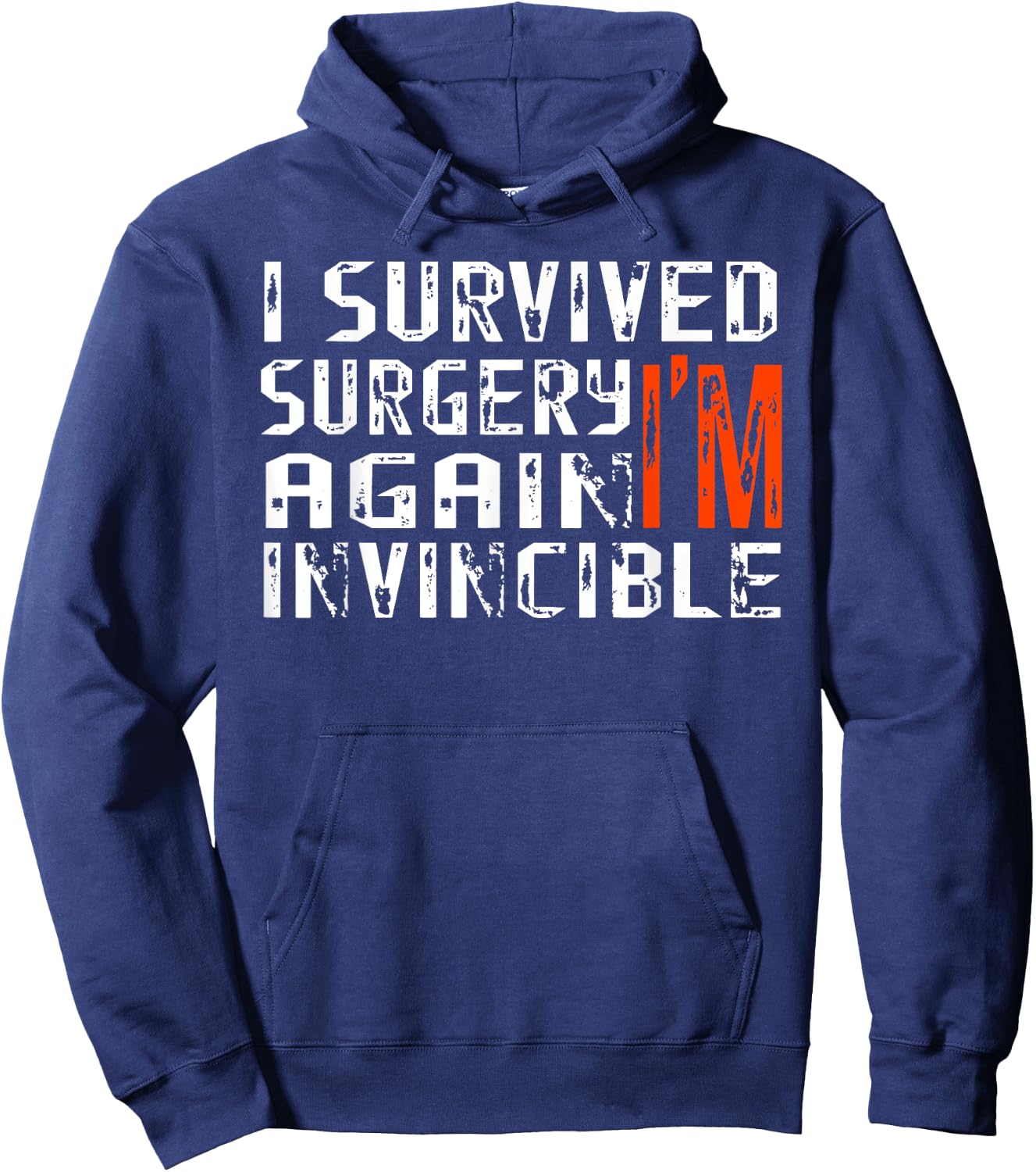 Funny Multiple Post Surgery Shirt Get Well Soon Gift Hoodie - Hoodie | Navy