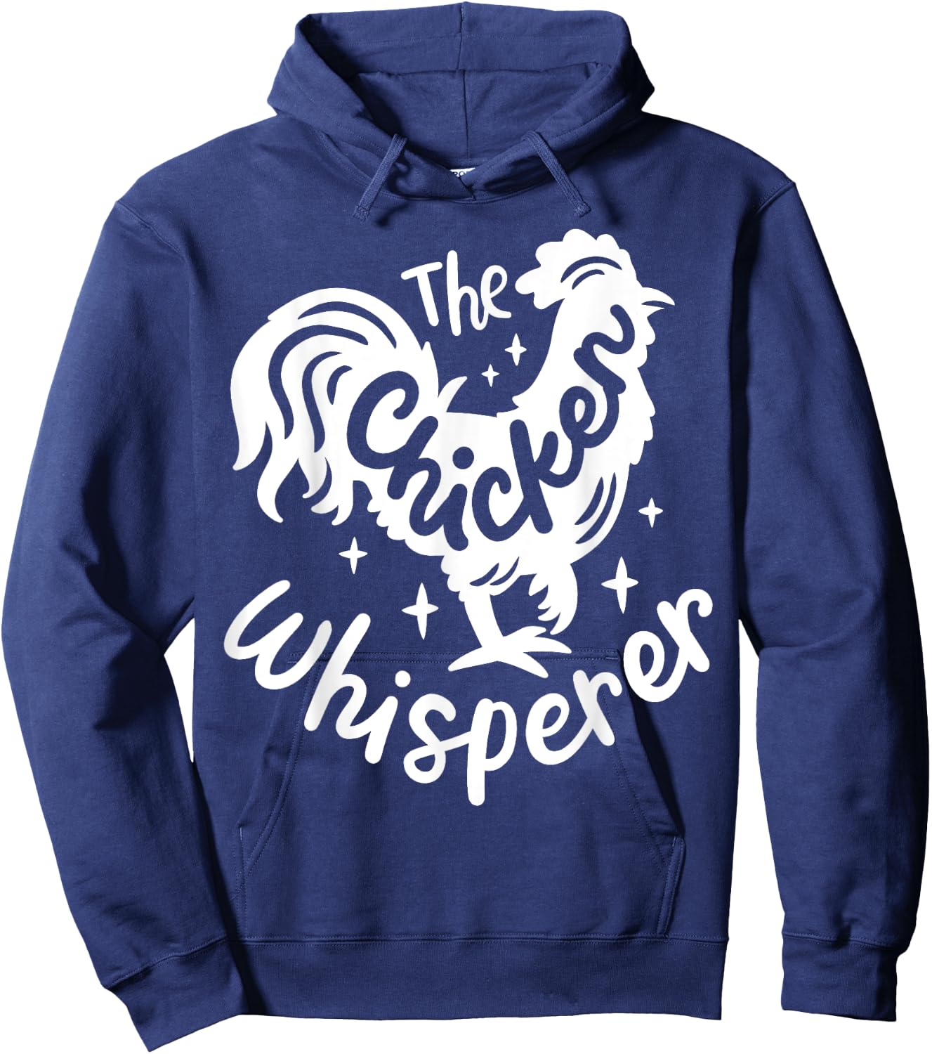 The Chicken Whisperer Funny Chicken Lover Farming Hoodie - Hoodie | Navy