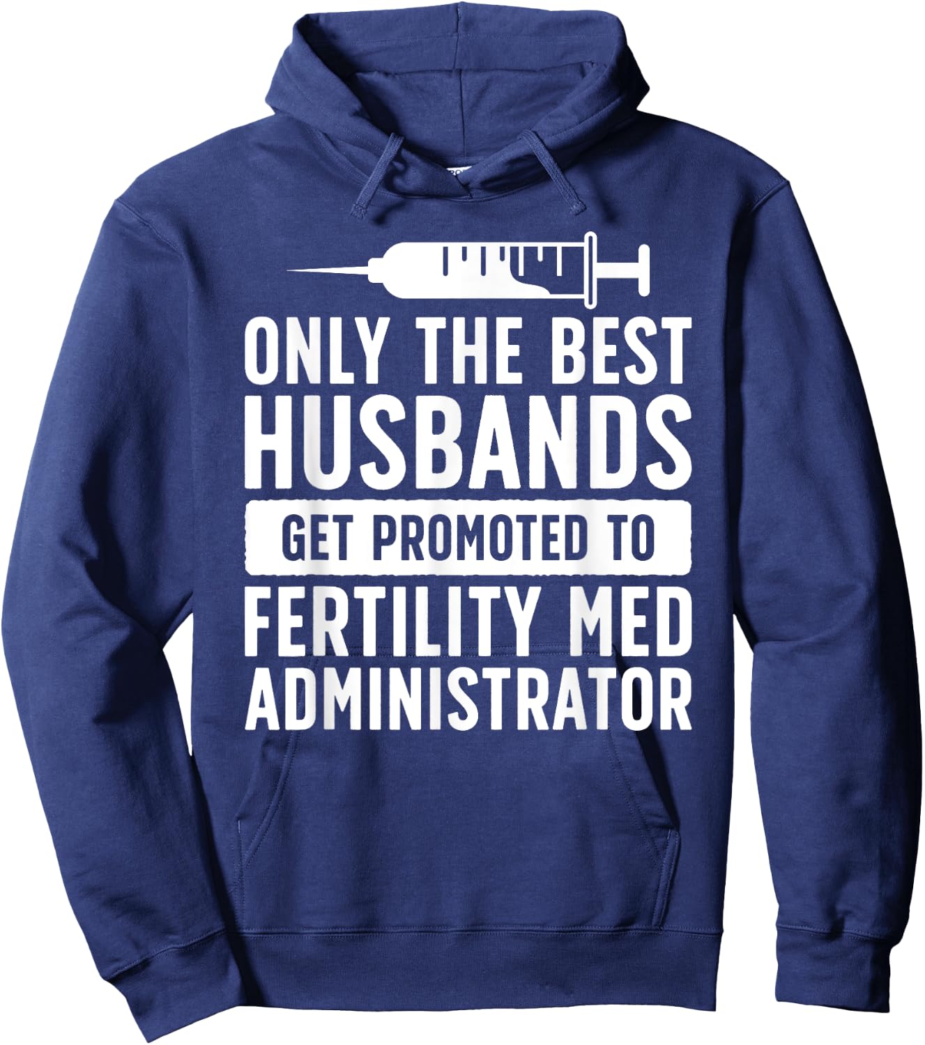 Best Husbands IVF Dad IVF Transfer Day Embryo Transfer Day Hoodie - Hoodie | Navy
