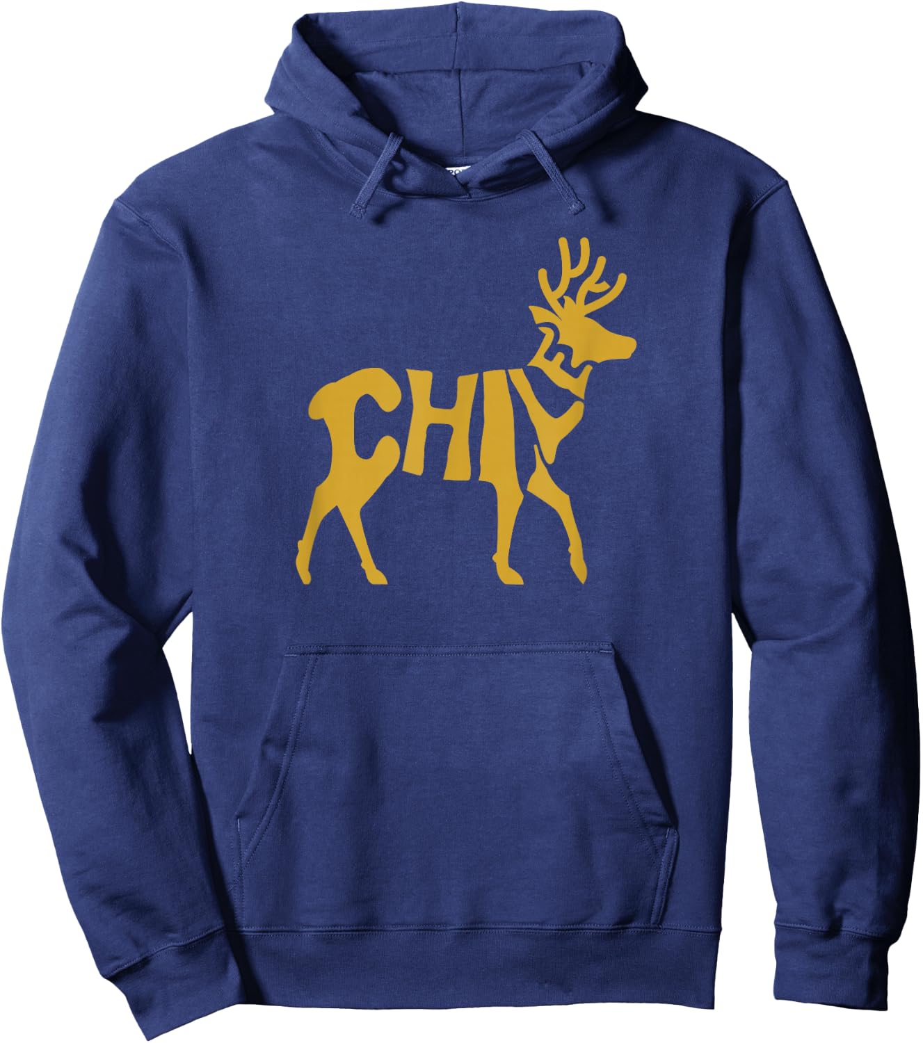 Chile Huemul Deer Word Art - Funny Animal Hoodie - Hoodie | Navy