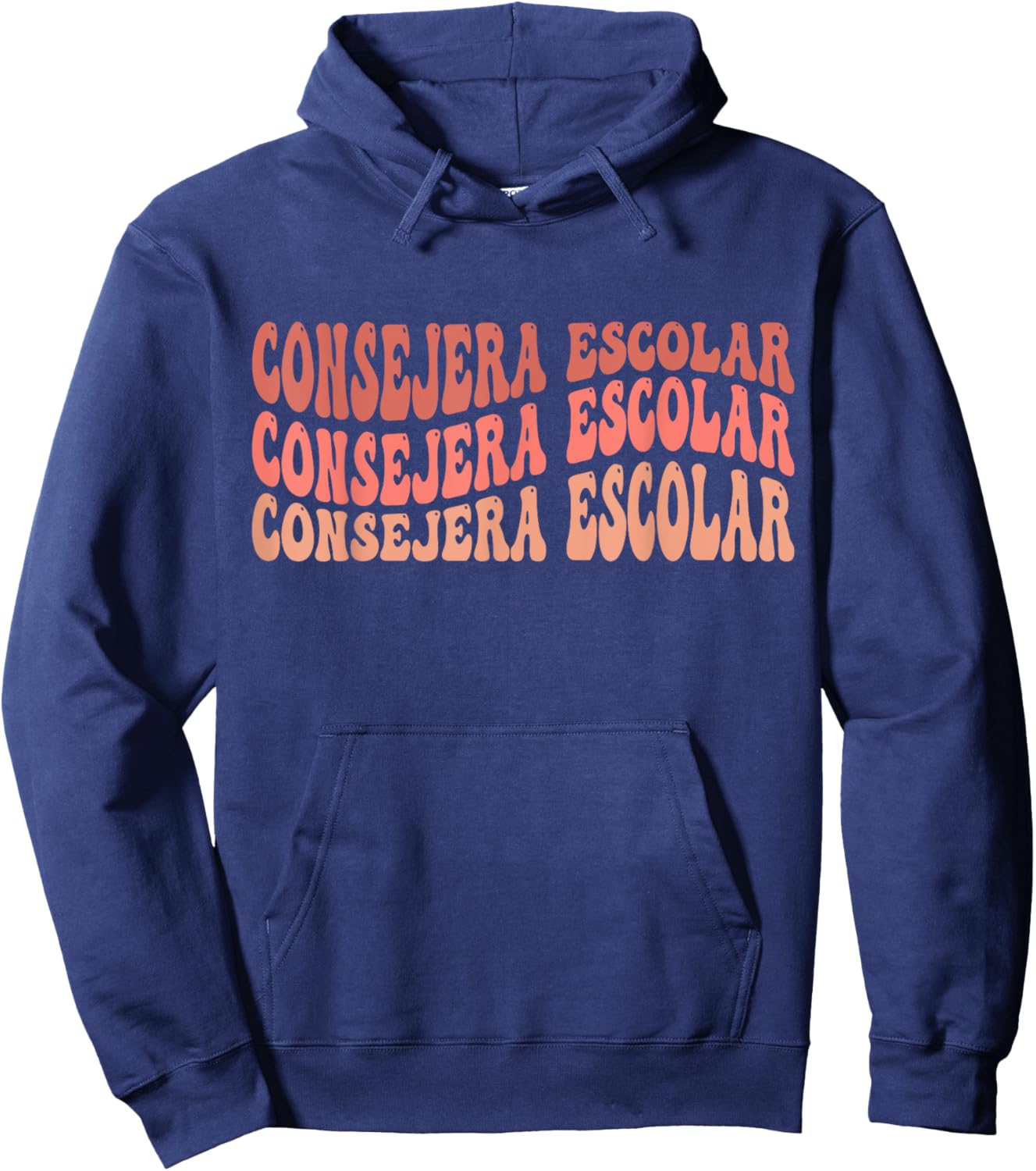 Consejera Escolar Spanish Teacher Hoodie - Hoodie | Navy