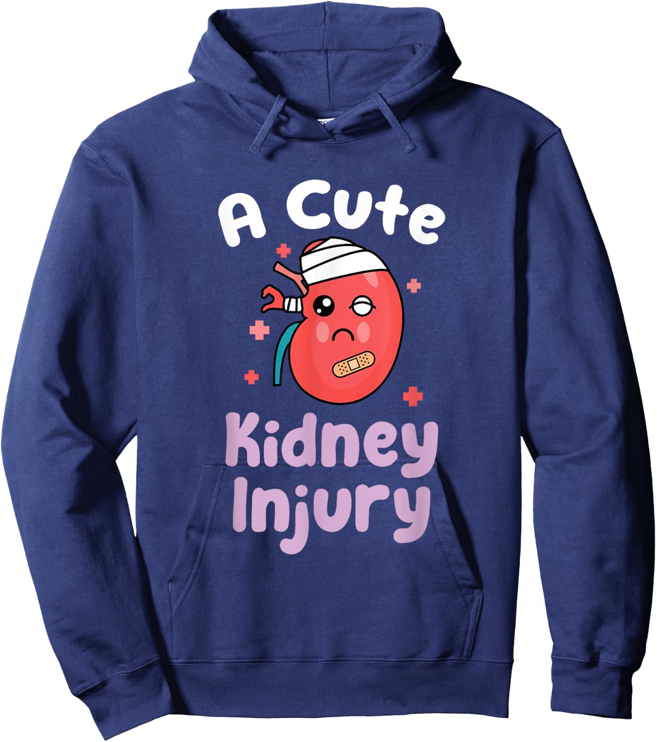 Nephrology Nurse Dialysis Technician A Cute Kidney Injury Hoodie - Hoodie | Navy