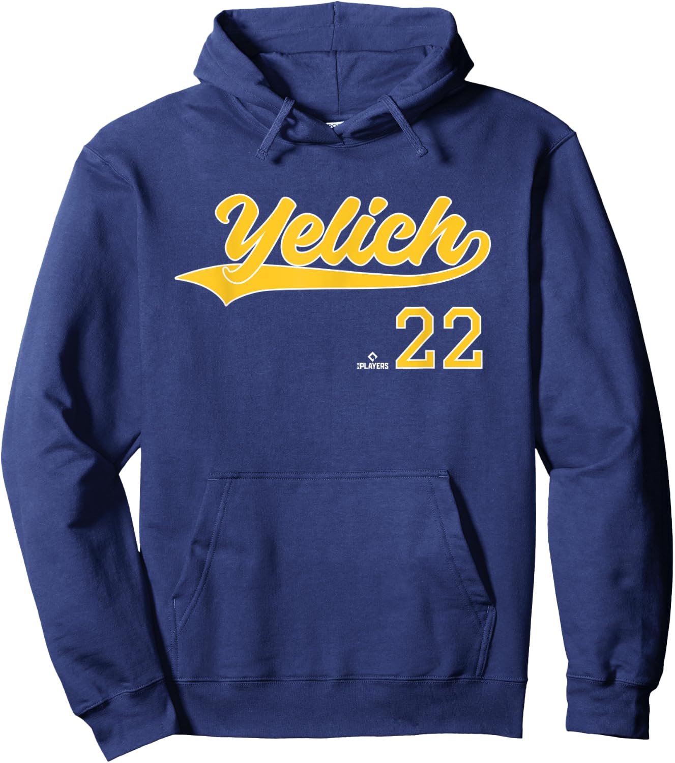 Vintage Gameday Christian Yelich Milwaukee MLBPA Hoodie - Hoodie | Navy