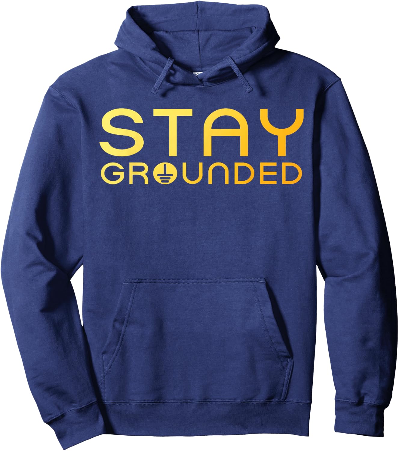 Electrician Art Men Women Electrical Engineer Stay Grounded Hoodie - Hoodie | Navy