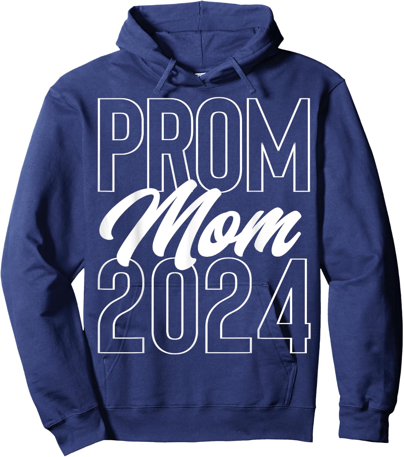 Prom Mom 2024 school dance chaperone or cute Prom party Hoodie - Hoodie | Navy