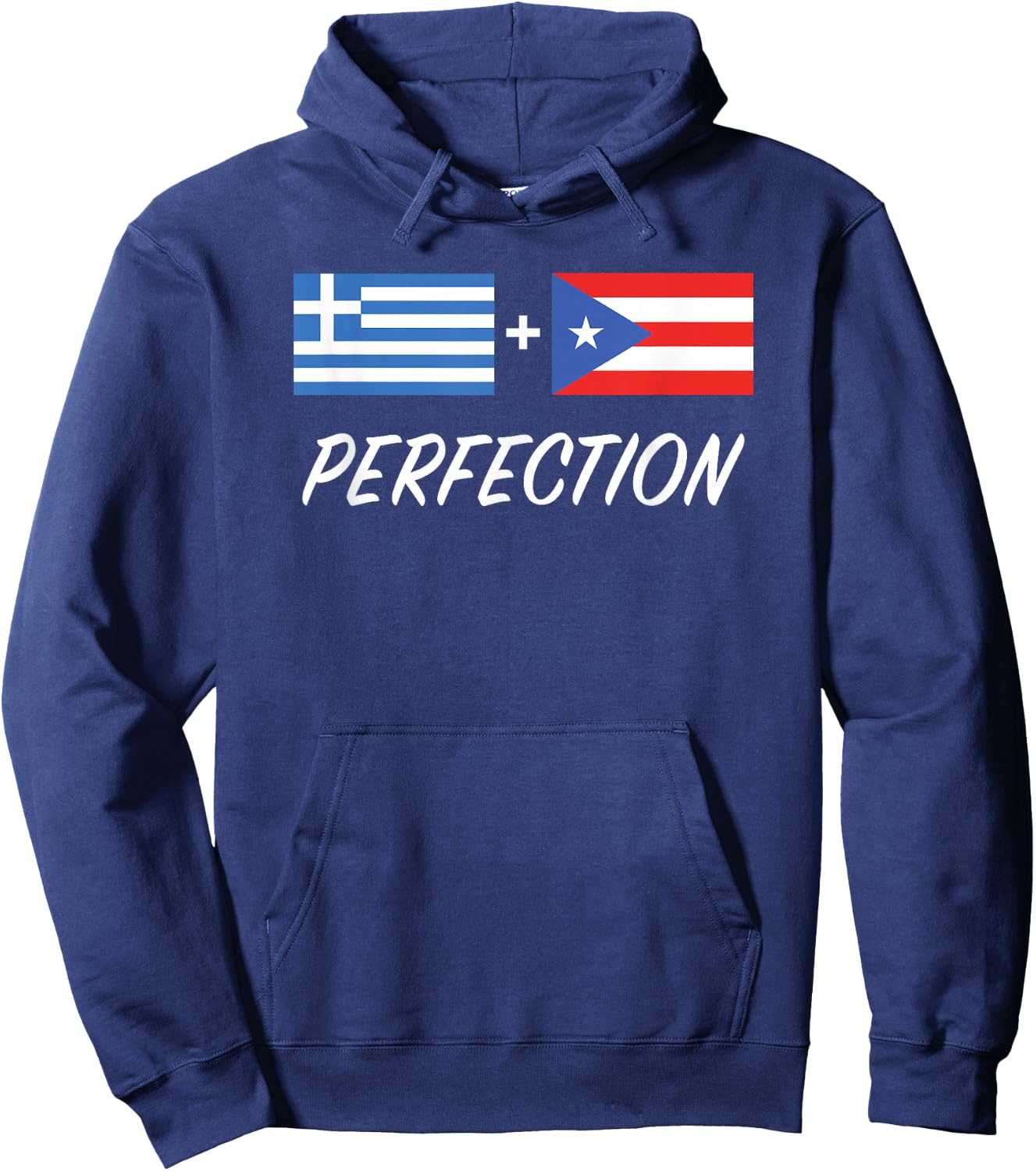 Greek Puerto Rican Flag Greece Puerto Rico Heritage Hoodie - Hoodie | Navy