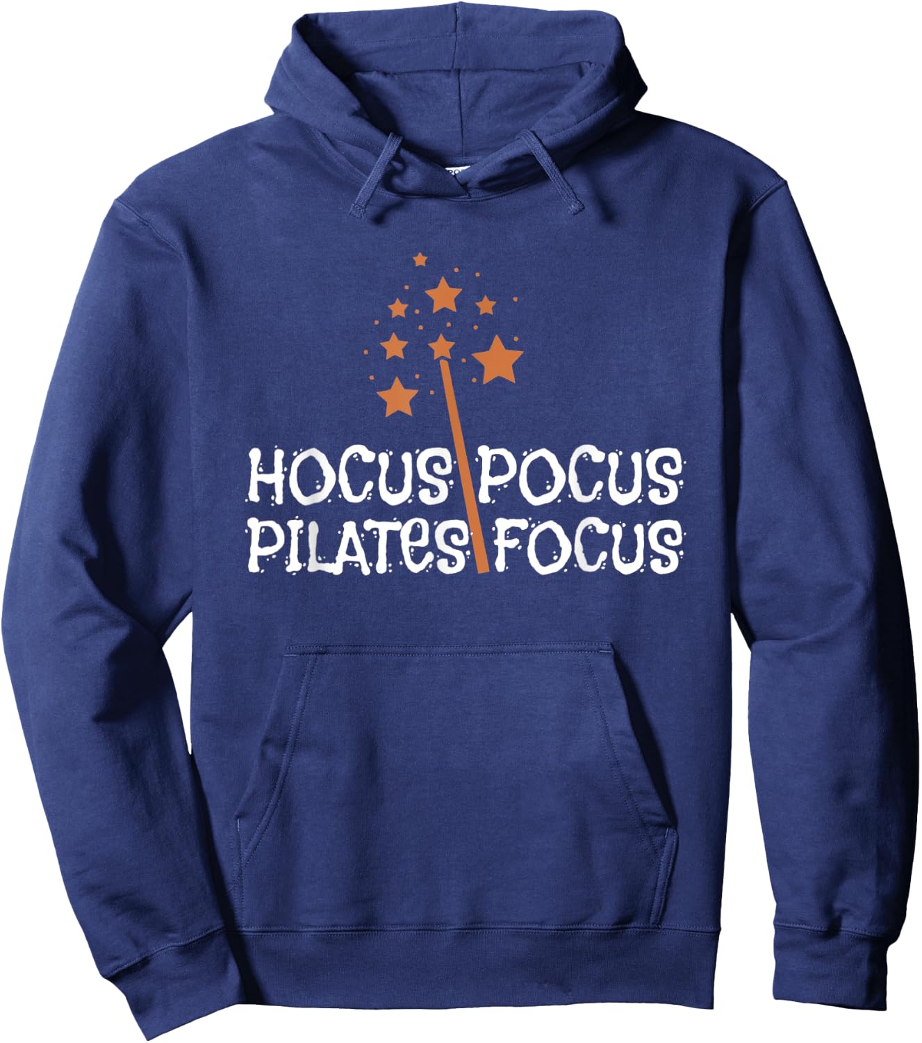 Hocus Pocus Pilates Focus Apparel Happy Halloween Day Hoodie - Hoodie | Navy
