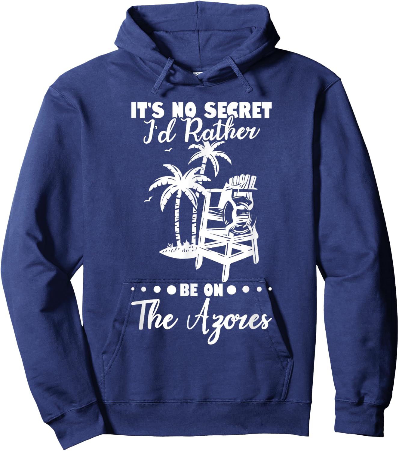 Azores Summer Vacation Family Trip Beach Vacay Azores Women Hoodie - Hoodie | Navy