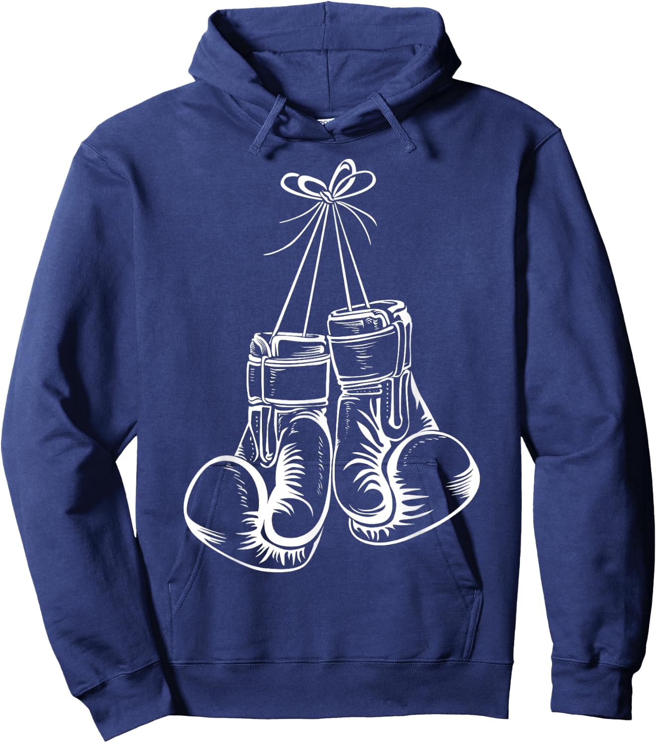 Funny Boxing Gift Women Boxer Gloves Boxing Athletes Hoodie - Hoodie | Navy