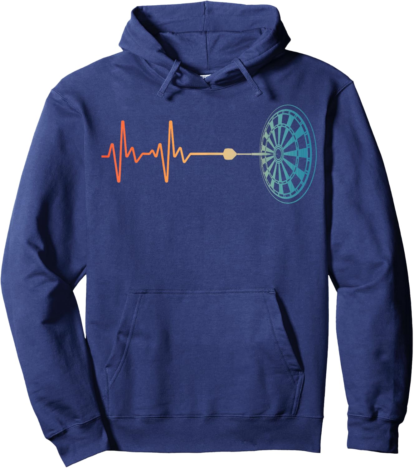 Cute Dart Design Dart Player Men Women Dart Board Lovers Hoodie - Hoodie | Navy