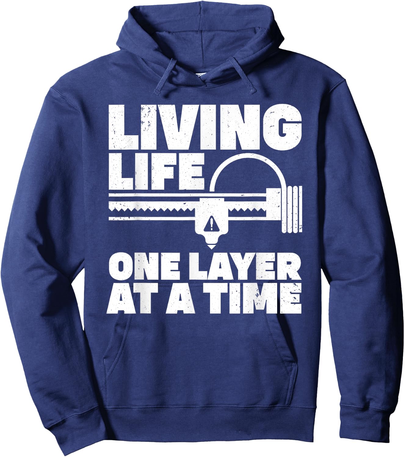 Cool 3D Printing Art Women 3D Printing Printer Lover Hoodie - Hoodie | Navy
