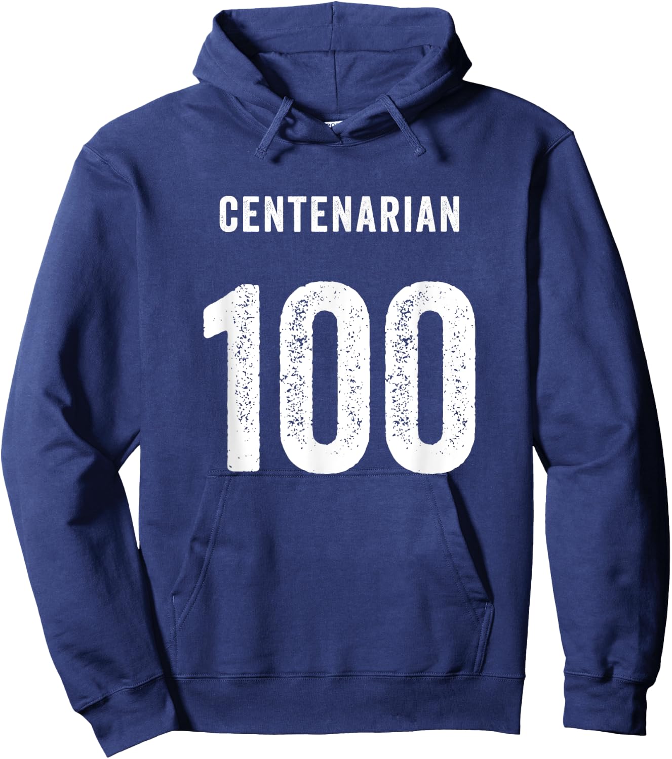 Centenarian 100 Years Of Being Awesome Happy 100th Birthday Hoodie - Hoodie | Navy