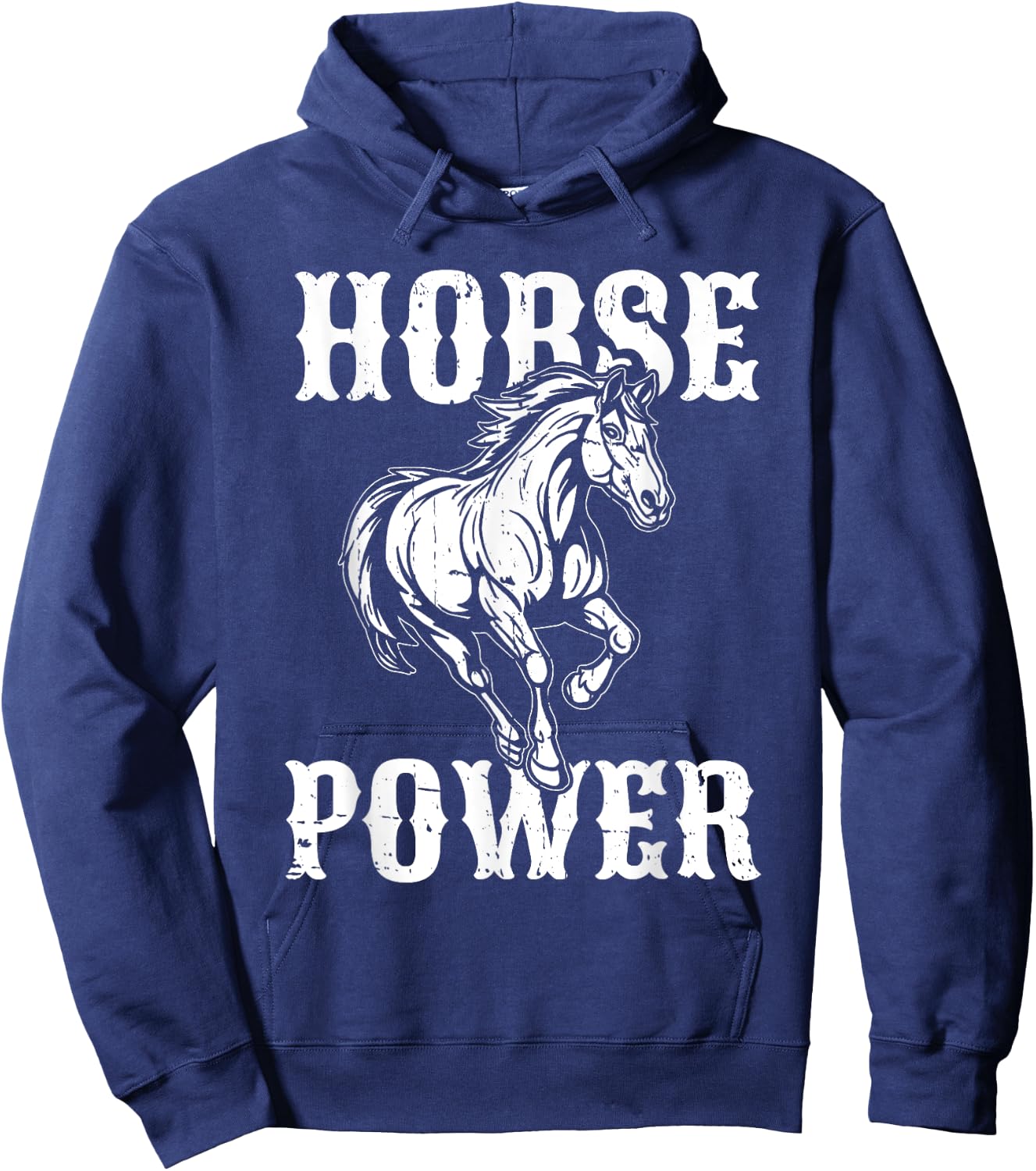 Horse Power Hoodie - Hoodie | Navy