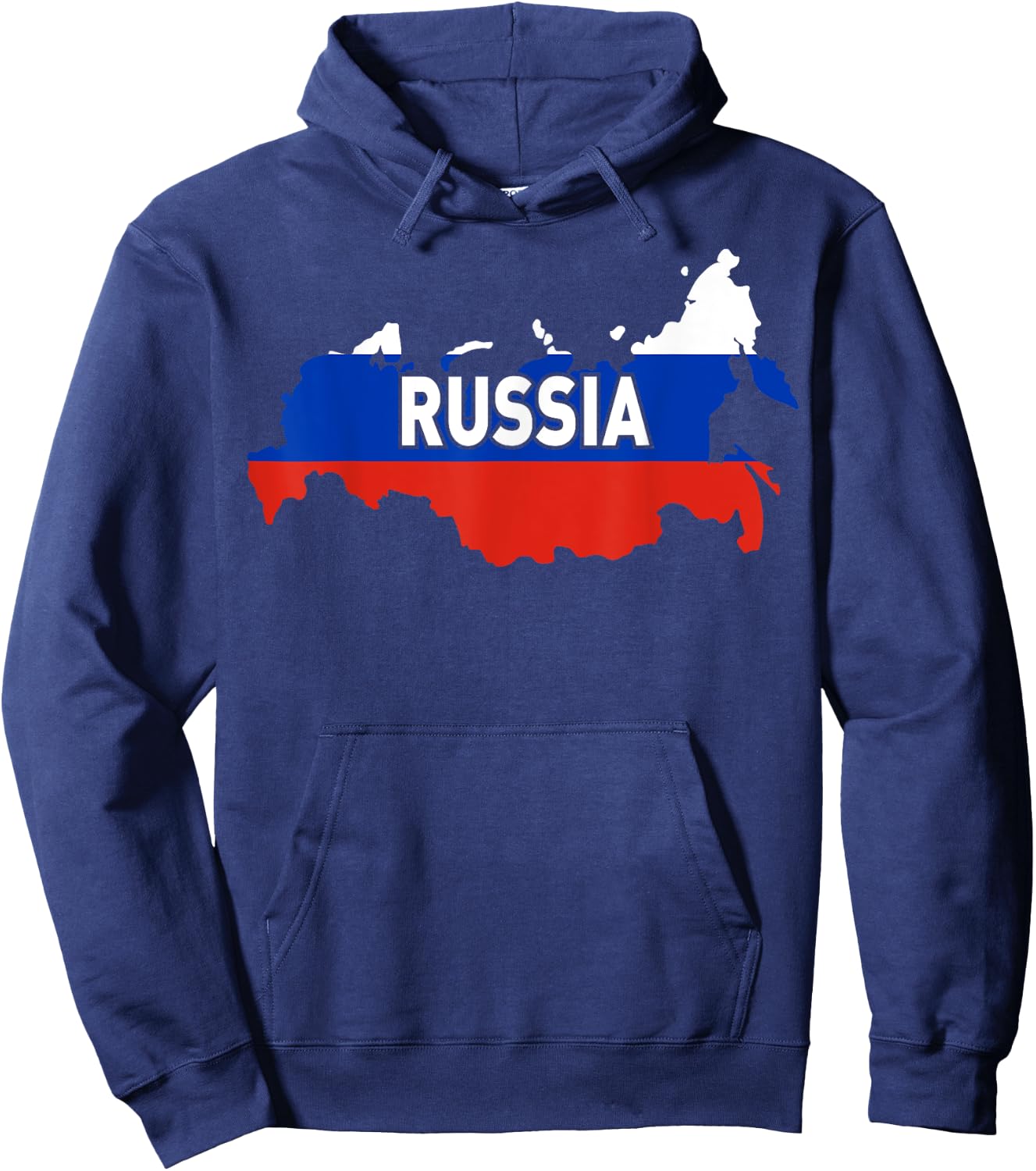 Proud Family and Patriotic Flag of Country Russia Hoodie - Hoodie | Navy