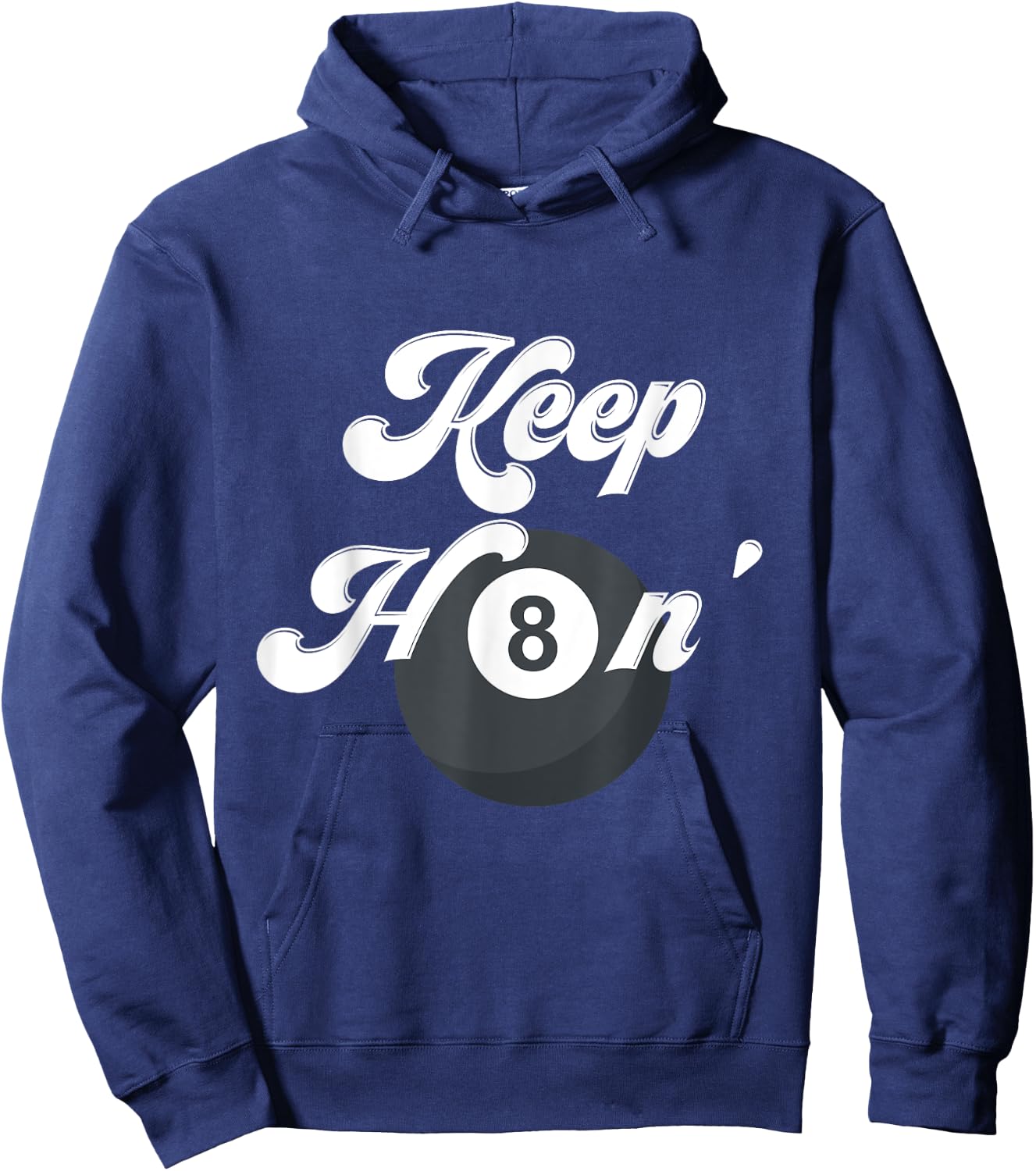 Funny Billiards Keep Hating 8 Ball Pool Player Snooker Shark Hoodie - Hoodie | Navy