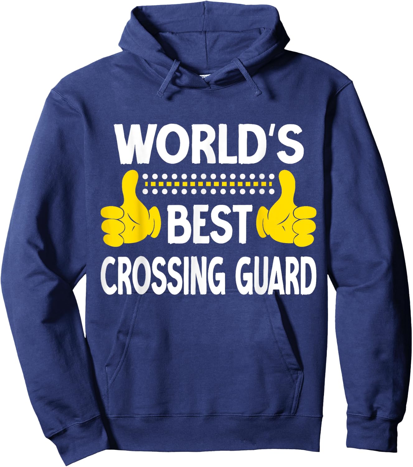 World's Best Crossing Guard Job Title Crossing Guard Hoodie - Hoodie | Navy