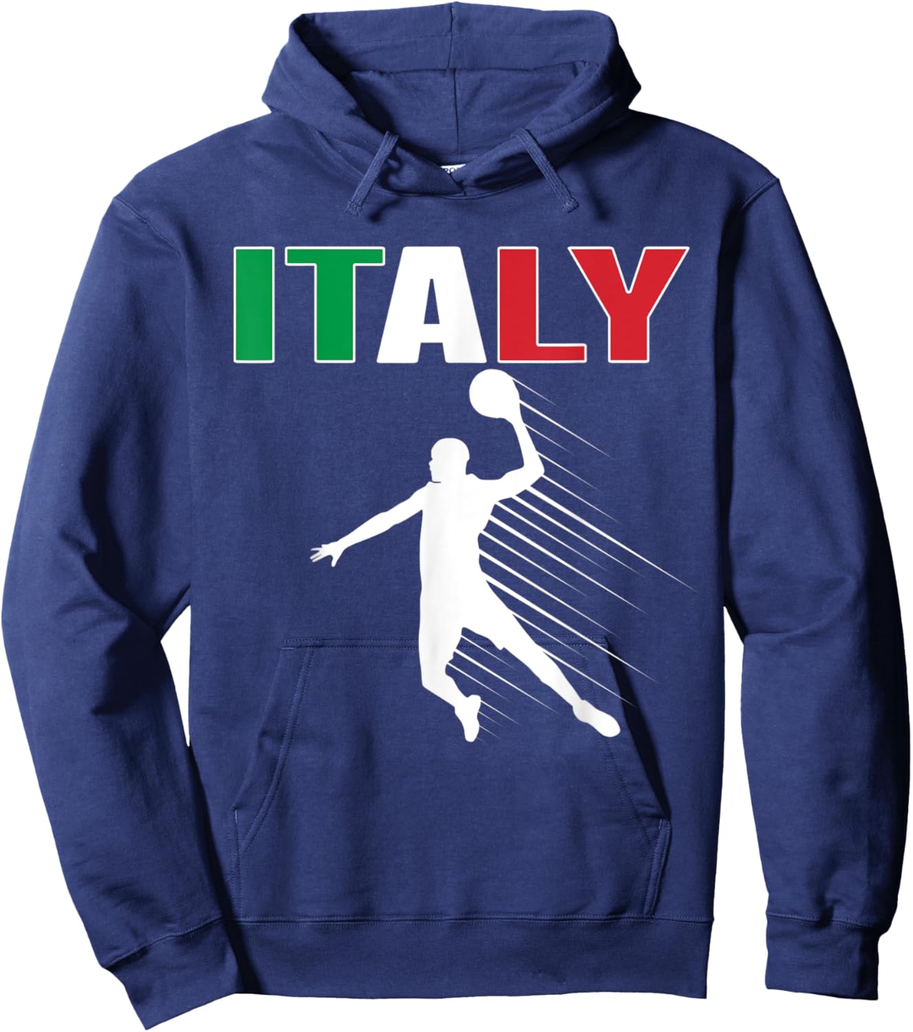 Italy Basketball Lovers Jersey Support Italian Baller Team Hoodie - Hoodie | Navy