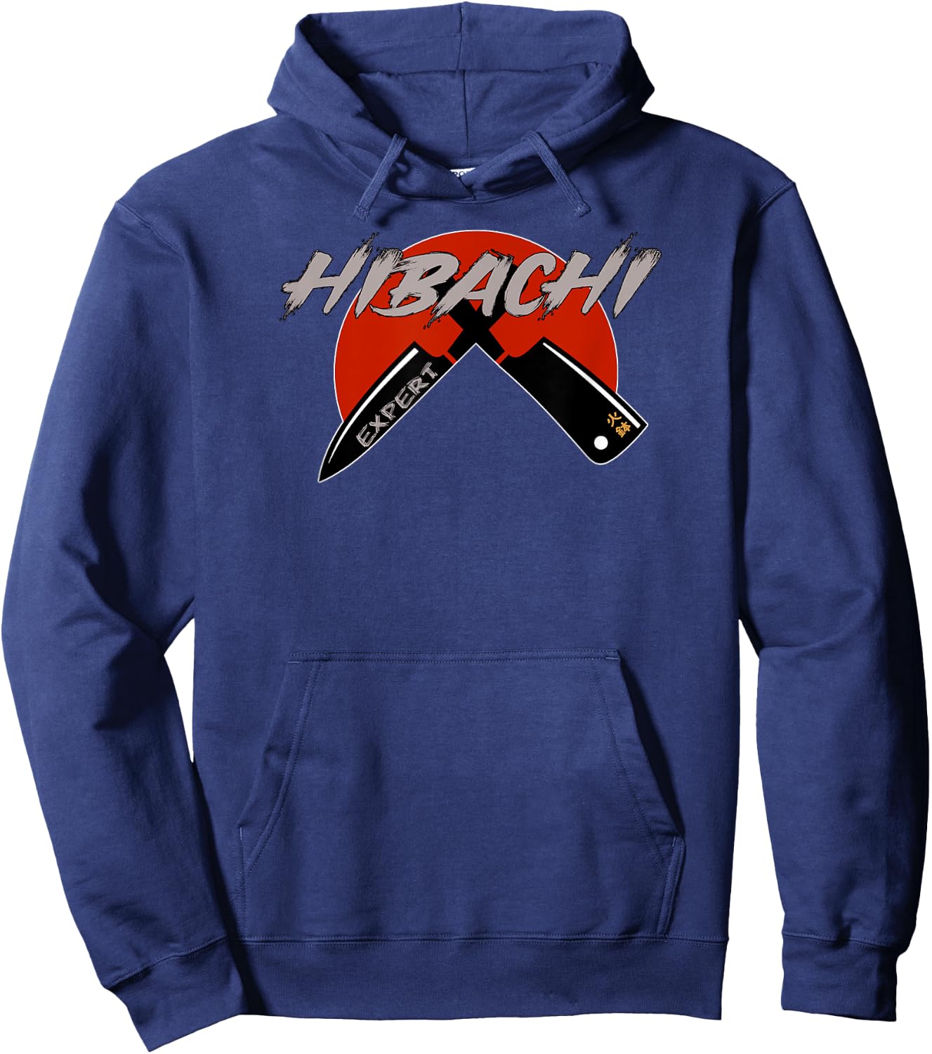 Hibachi - Japanese Cuisine Food Teppanyaki Chef Hibachi Hoodie - Hoodie | Navy