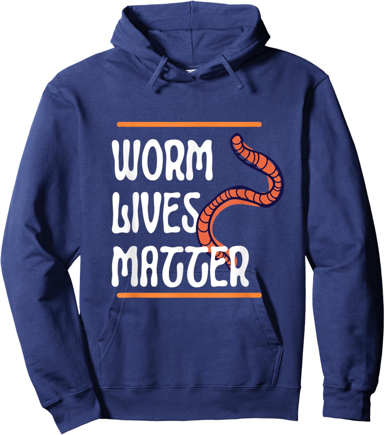 Worm Lives Matter Best of 2022 Wrap up Awareness Hoodie - Hoodie | Navy
