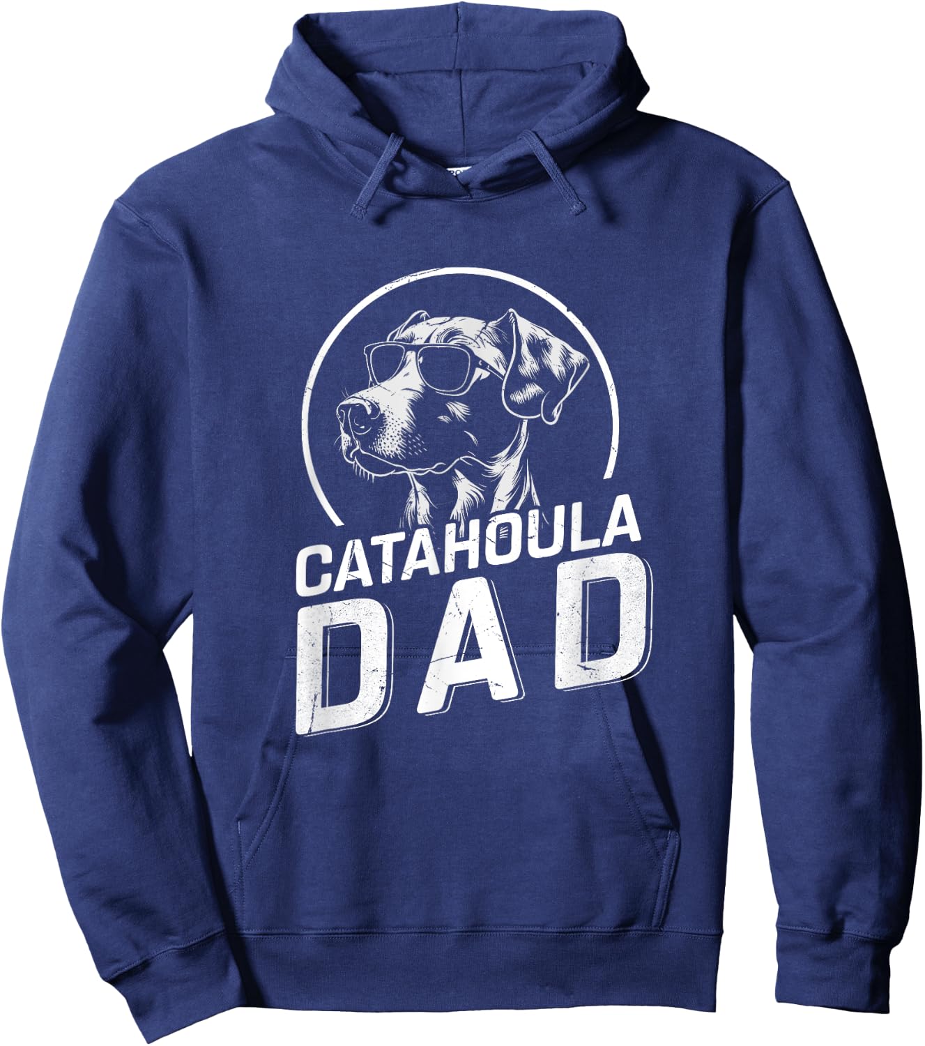 Catahoula Dad Dog Owner Gifts Men Funny Dog Dad Father's Day Hoodie - Hoodie | Navy