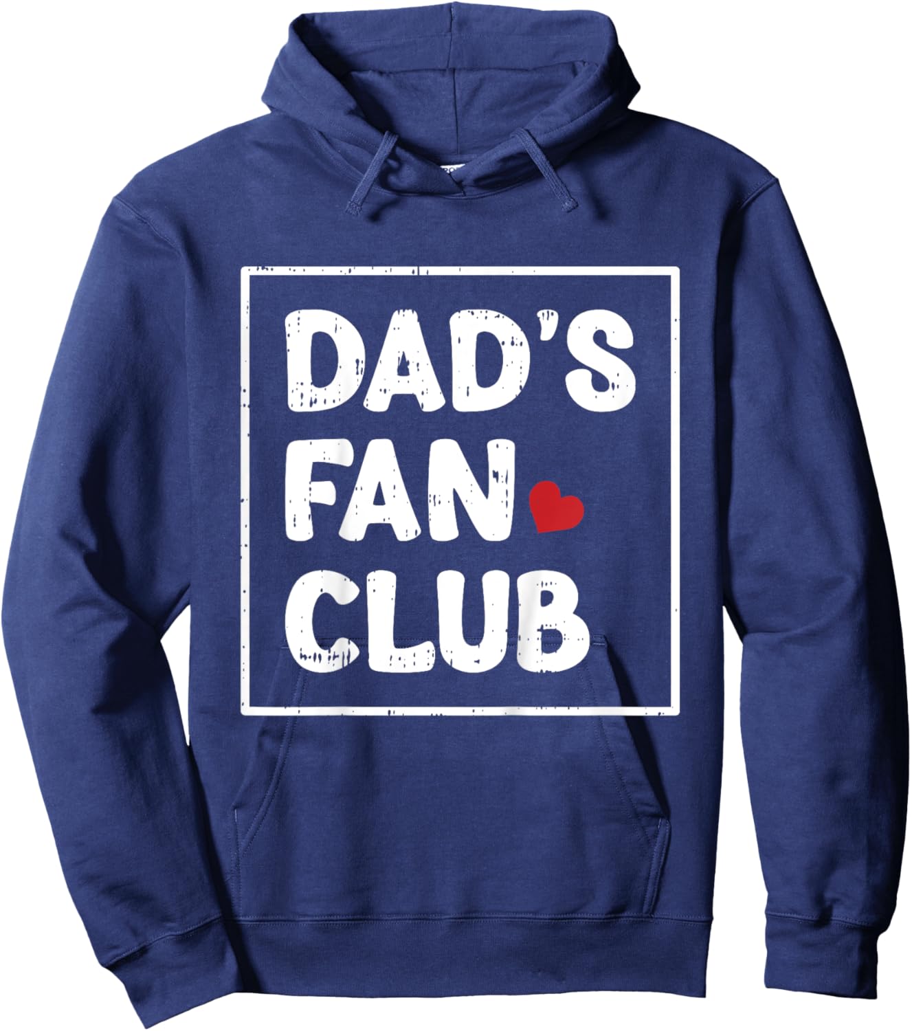 Dads Fan Club Fathers Day Baby Boys Girls Kids Toddlers Hoodie - Hoodie | Navy