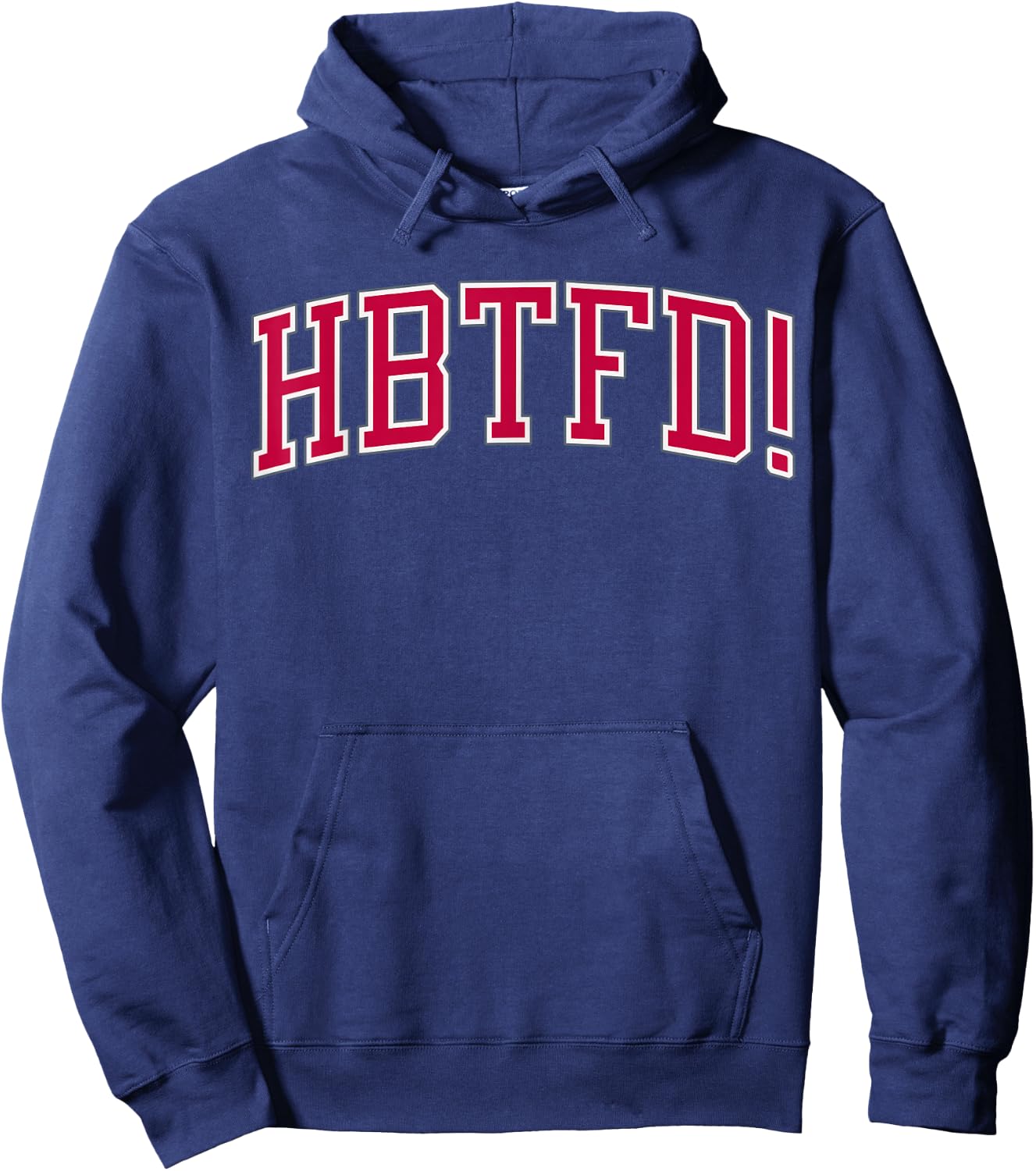 Football, USA HBTFD! Football - Men's Adults Black Short Sleeve Modern Football - Small Hoodie - Hoodie | Navy