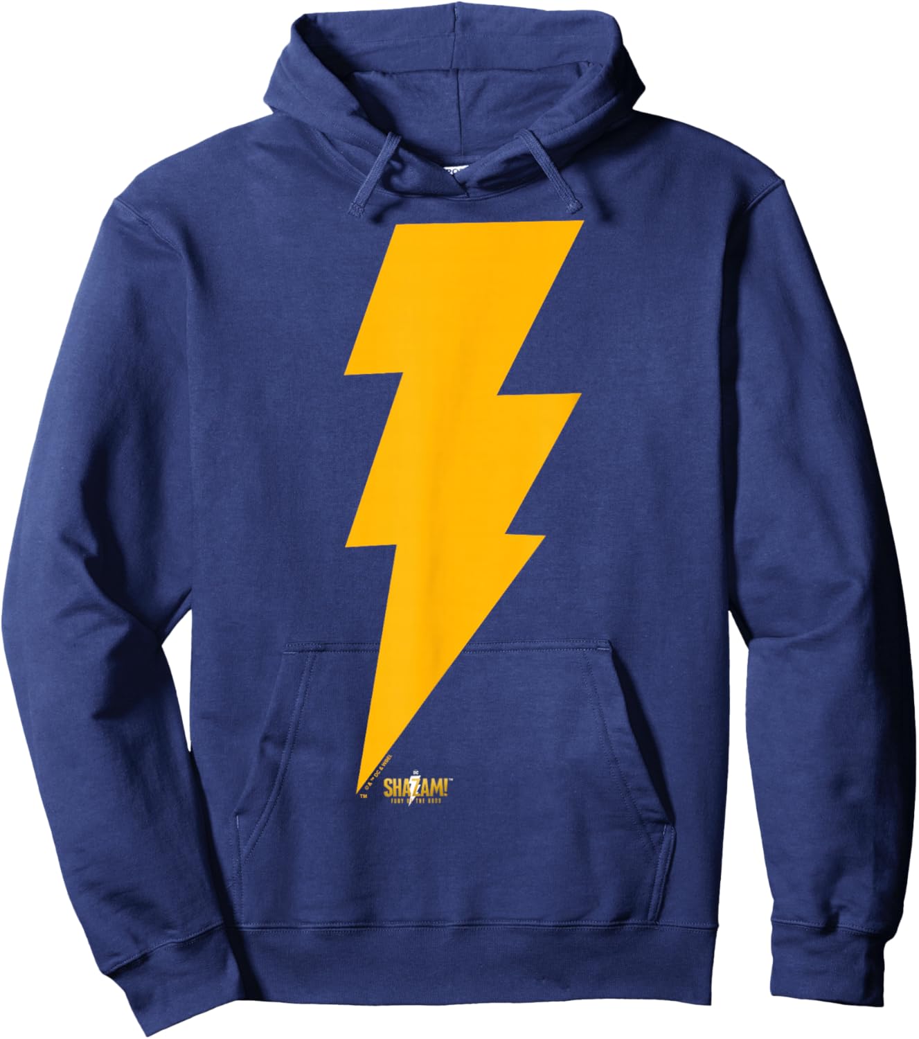 Shazam! Fury of the Gods Halloween Lightning Bolt Epic Logo Hoodie - Hoodie | Navy