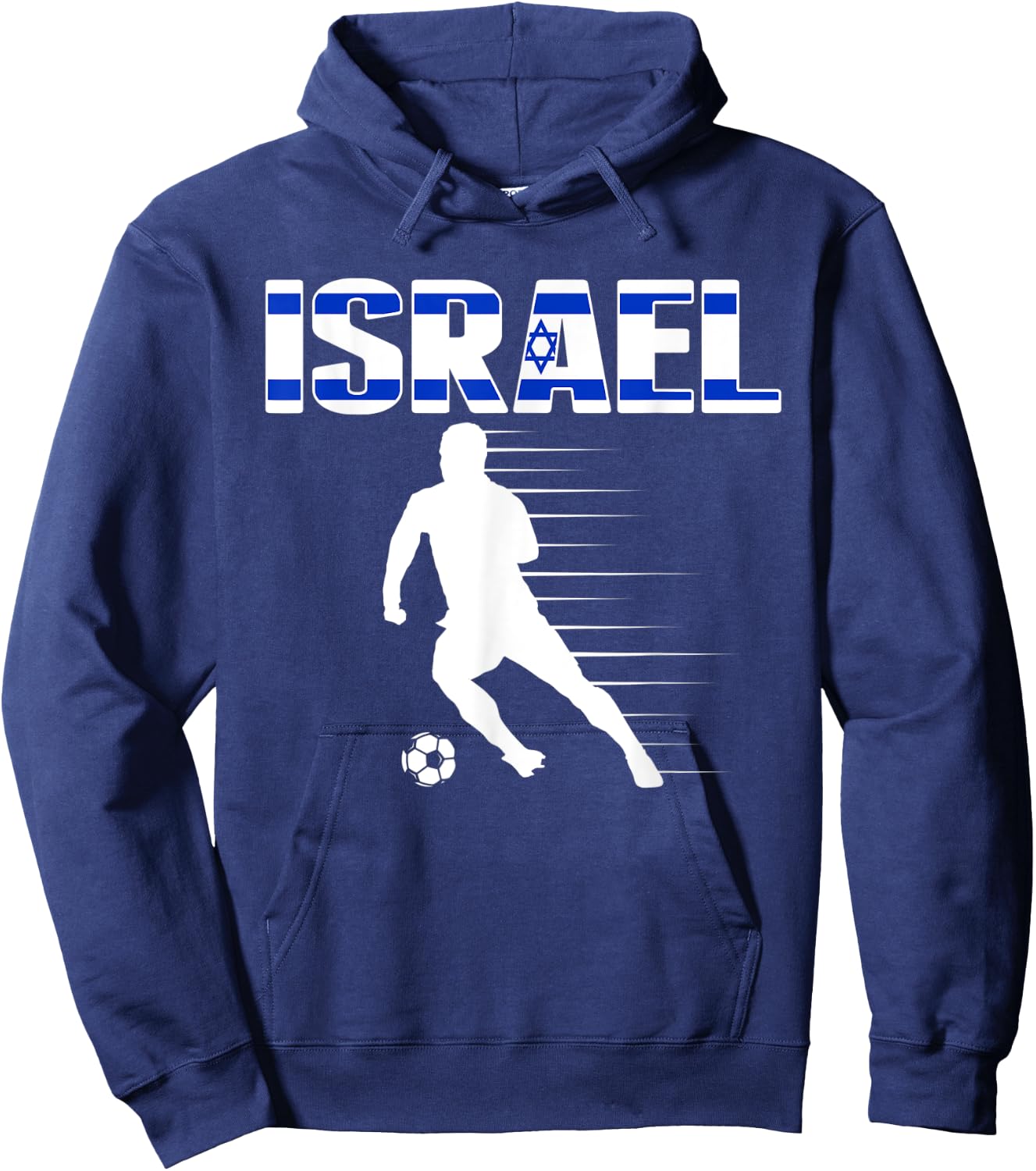 Israel Soccer Lovers Jersey - Support Israeli Football Team Hoodie - Hoodie | Navy