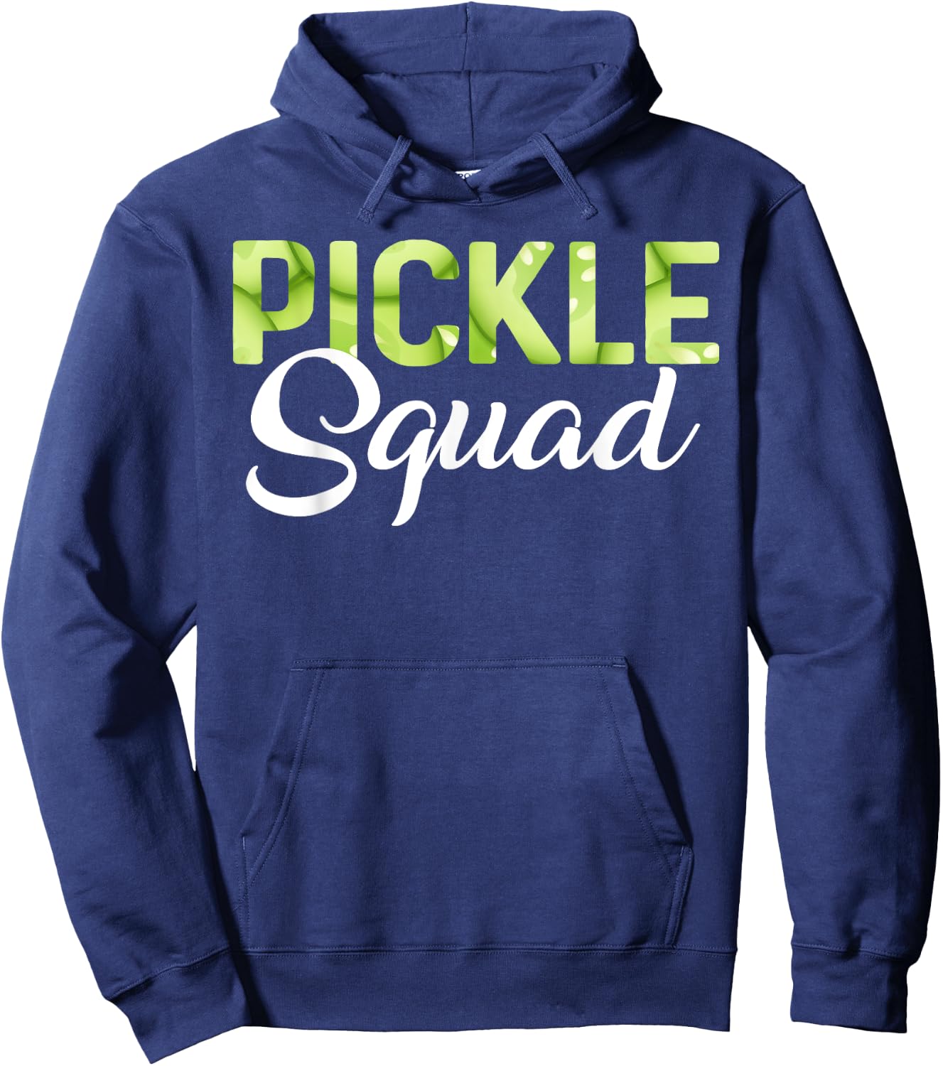 Funny Pickle Cucumber Vegan Squad Green Grocer Green Farm Hoodie - Hoodie | Navy