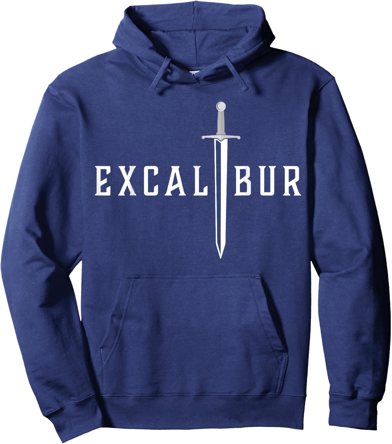 Excalibur The Legendary Sword in the Stone of King Arthur Hoodie - Hoodie | Navy