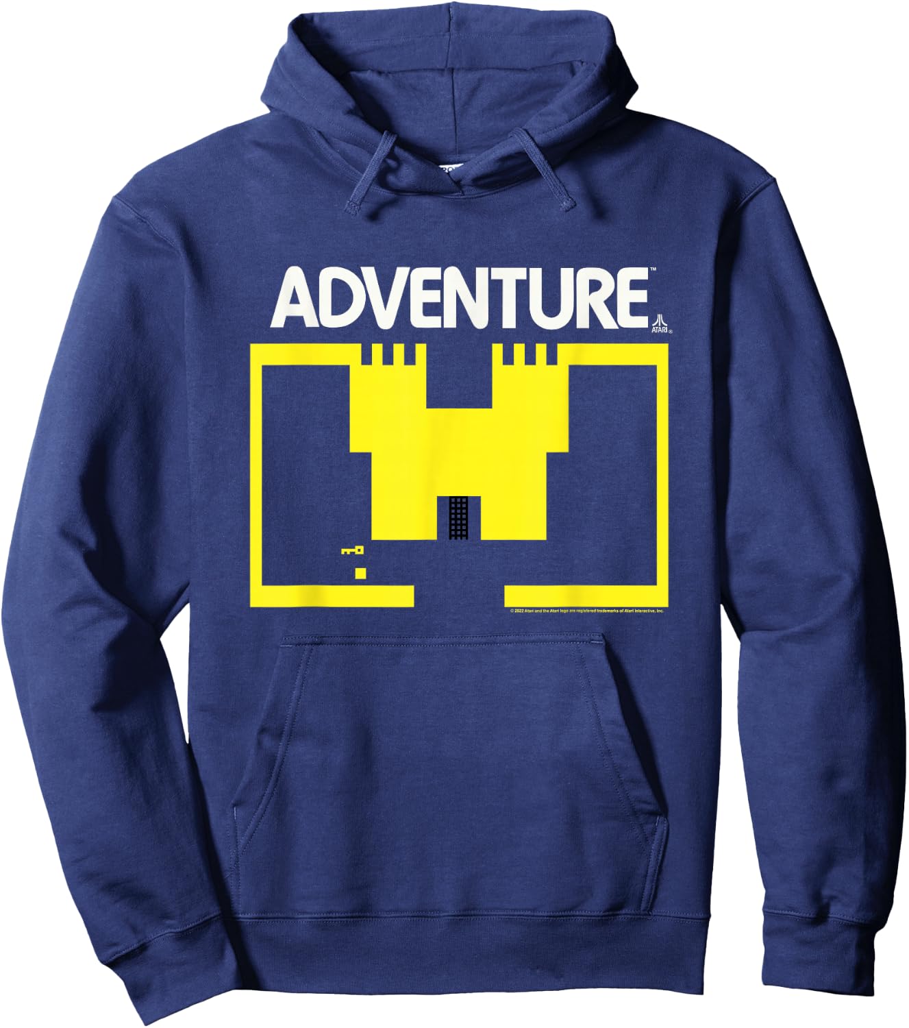 Atari Adventure Screen Art Hoodie - Hoodie | Navy