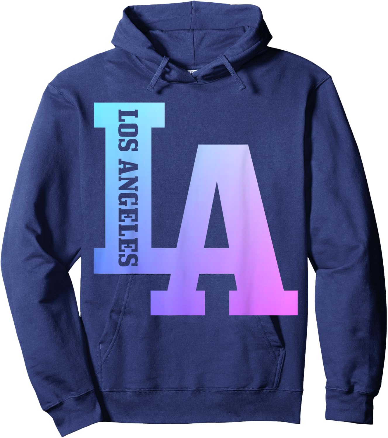 Los Angeles California LA Vintage Pride Hoodie - Hoodie | Navy