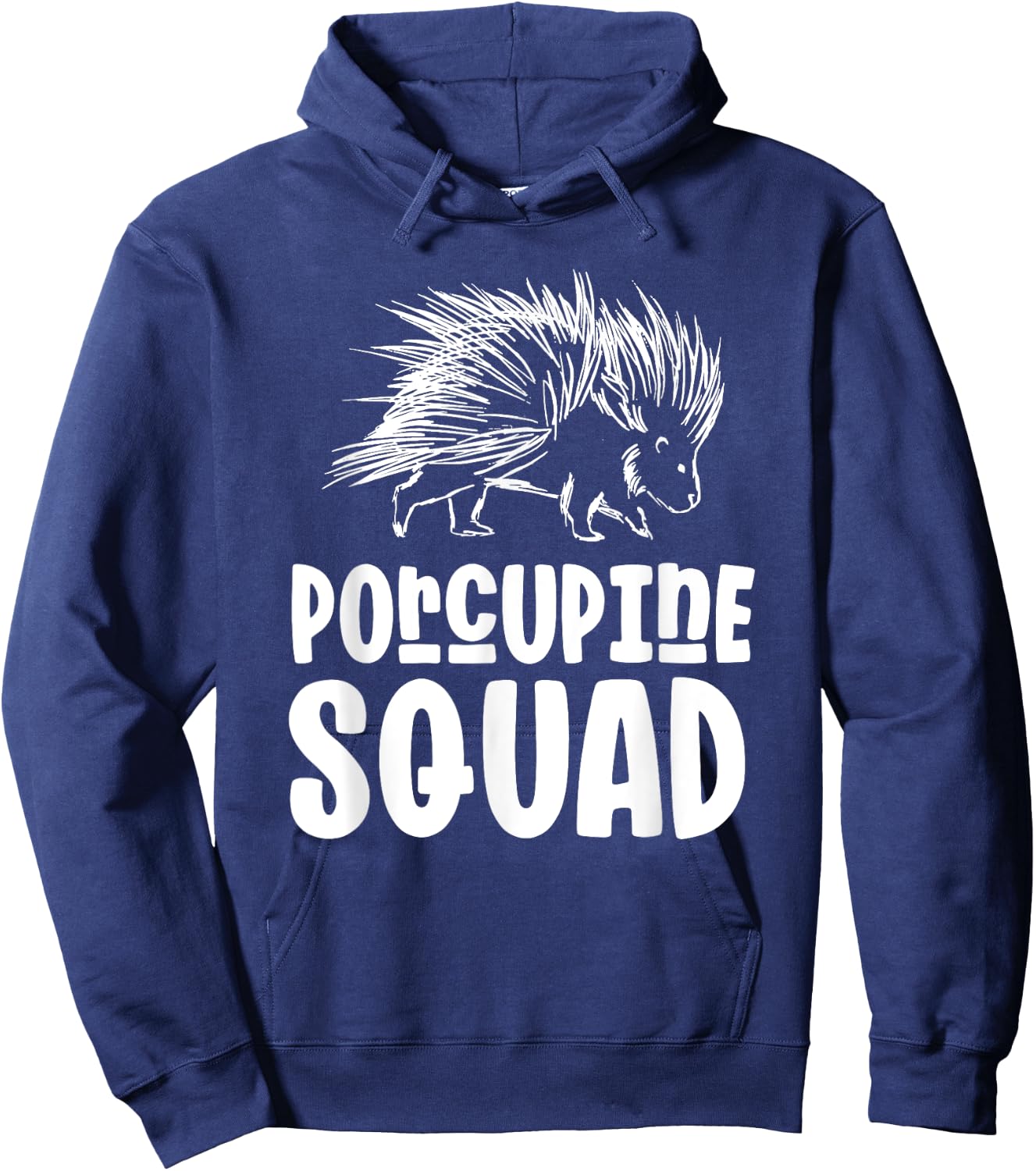 Porcupine Squad Humor Cute Animal Porcupines Hoodie - Hoodie | Navy