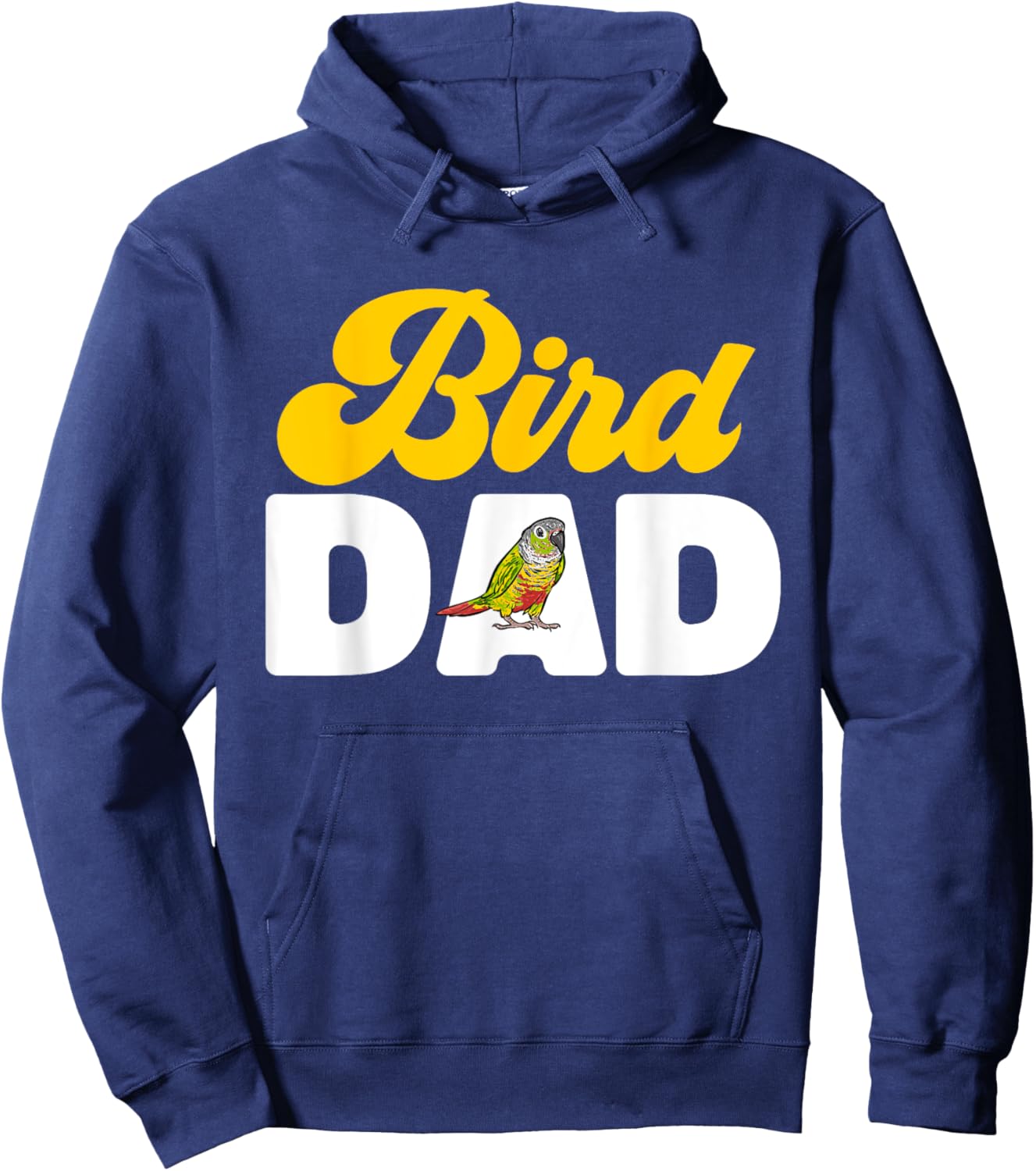 Green Cheek Conure Bird Dad Parrot Bird Conure Hoodie - Hoodie | Navy